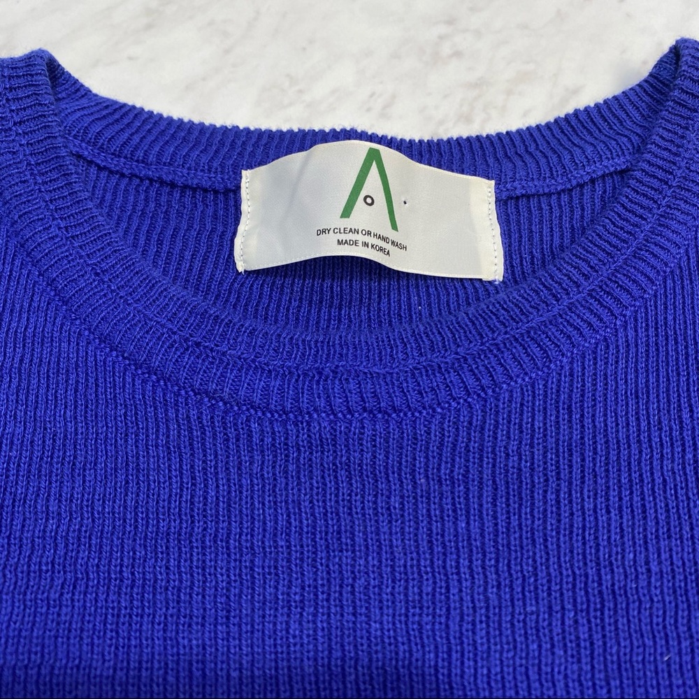 K-fashion Blue knit dress - Picture 10 of 16